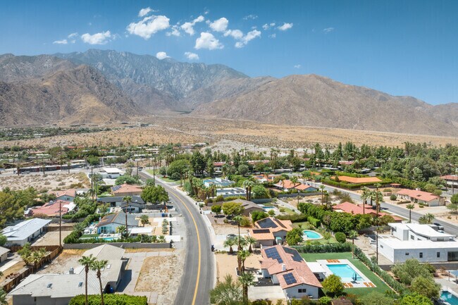 Racquet Club West features beautiful views of Mt. San Jacinto.