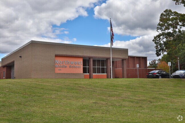 North West Middle School entrance