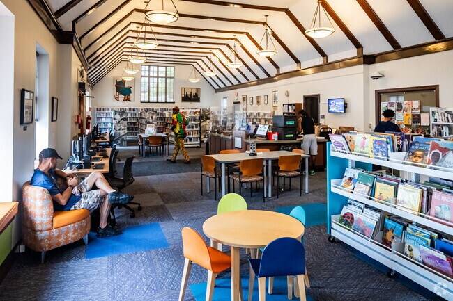 The Gainsboro Library is home to a significant Black history collection.