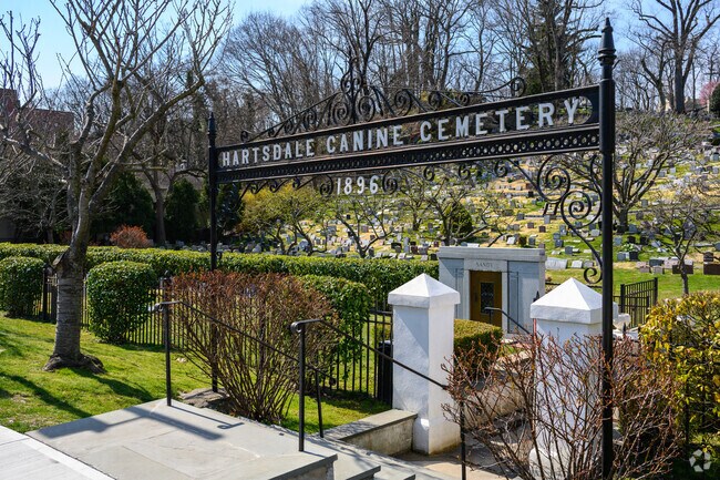 The Hartsdale Pet Cemetery is the only pet cemetery on the national register of historic places.