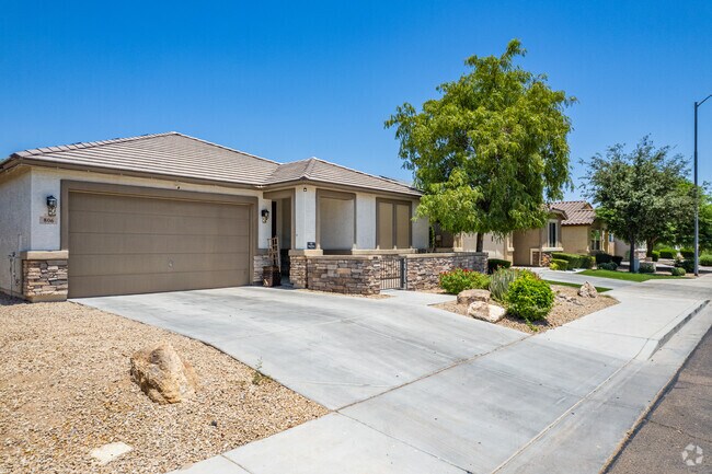 Experience the beauty of desert landscaped yards in Coldwater West homes.
