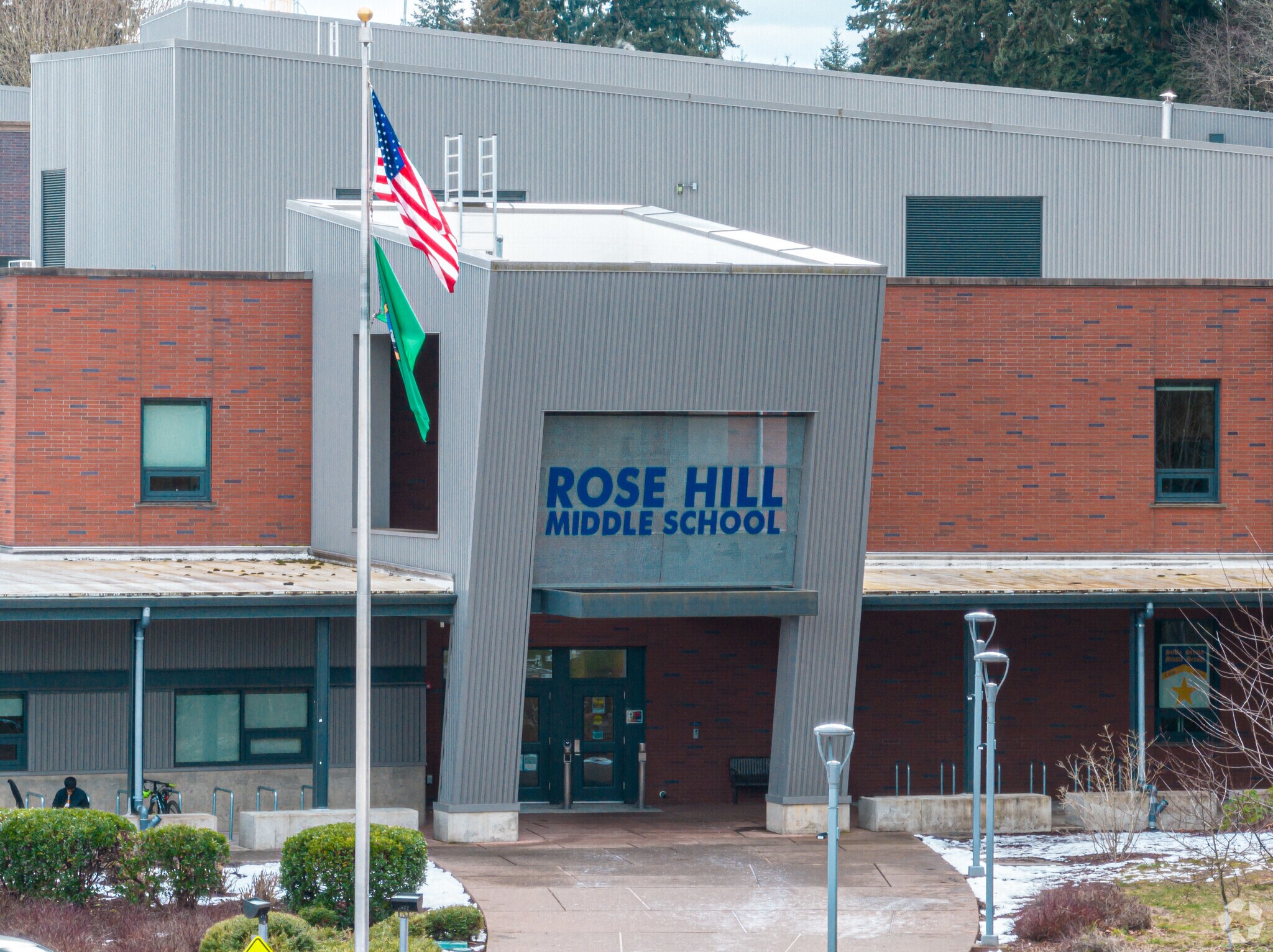 The main entrance to Rose Hill.