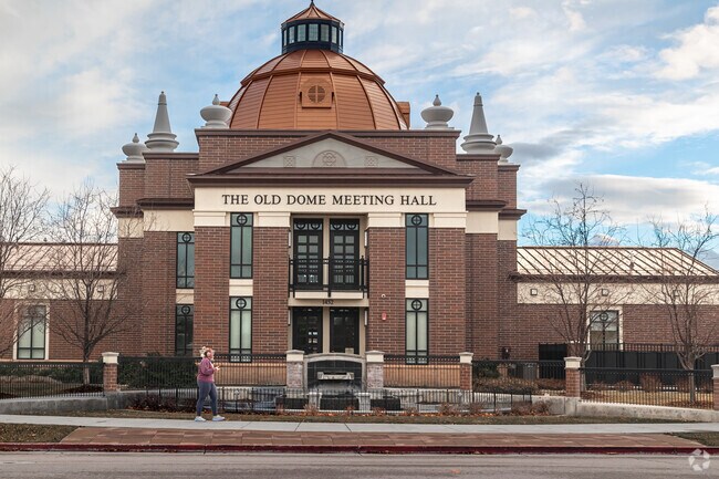 Old Dome Hall stands as a Riverton landmark for gatherings and community pride.