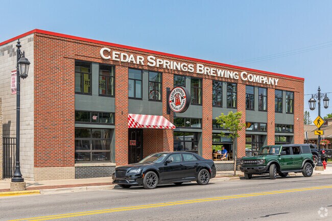 Cedar Springs Brewing Company is a great place for Nelson Township folks to meet up for a drink.