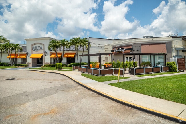 There are many great stores and restaurants near the whiskey Creek Bell Tower mall.