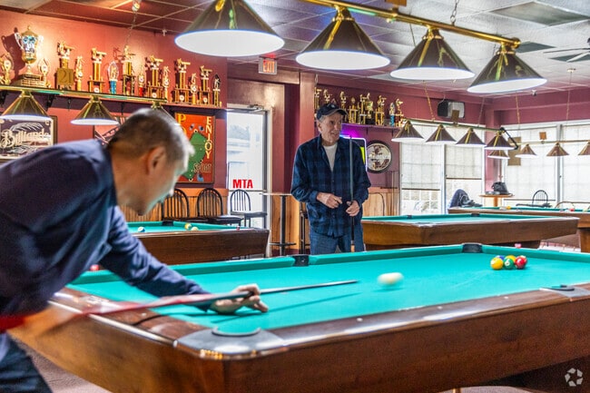 Hone your skills at Players Billiards in Tinton Falls.
