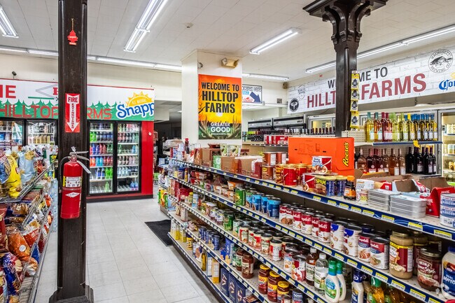 For locally-owned convenience, visit Hilltop Farms in downtown Lunenberg.