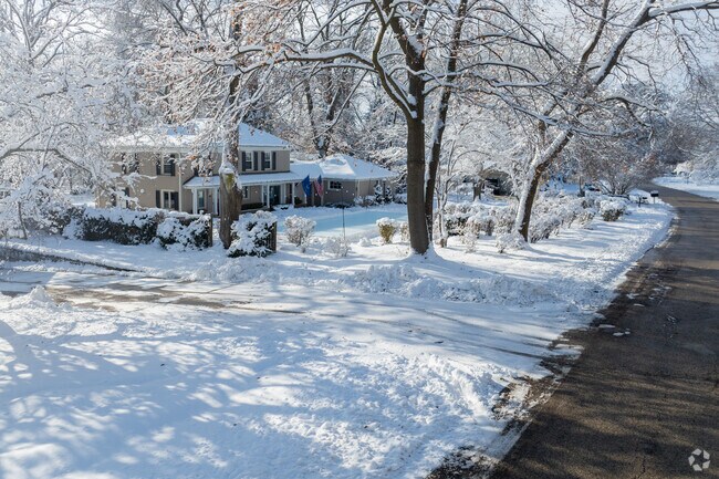 Large trees add privacy and charm to homes throughout Green Tree.