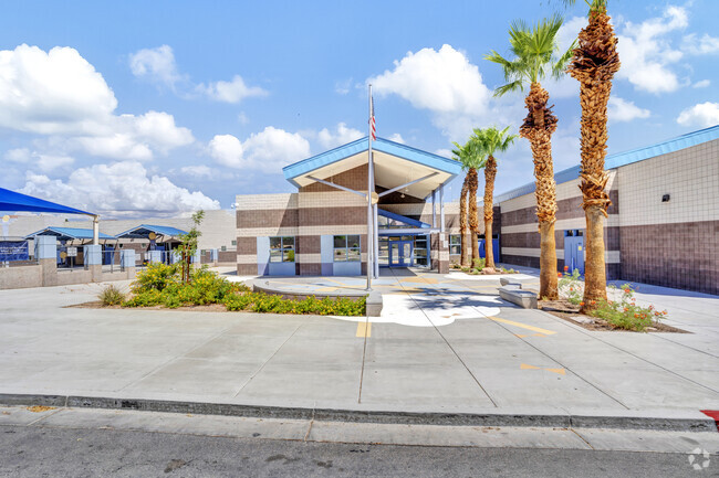 The student population of Charles & Phyllis Frias Elementary School is 642