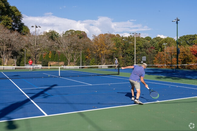 City Park offers Riverside South residents amenities like tennis courts and baseball fields.