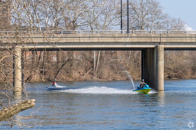 The nearby Schuylkill River offers aquatic recreation to Pottsgrove residents.