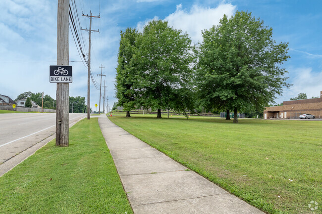 Sidewalks make getting to Kirby Middle School in Memphis a breeze.
