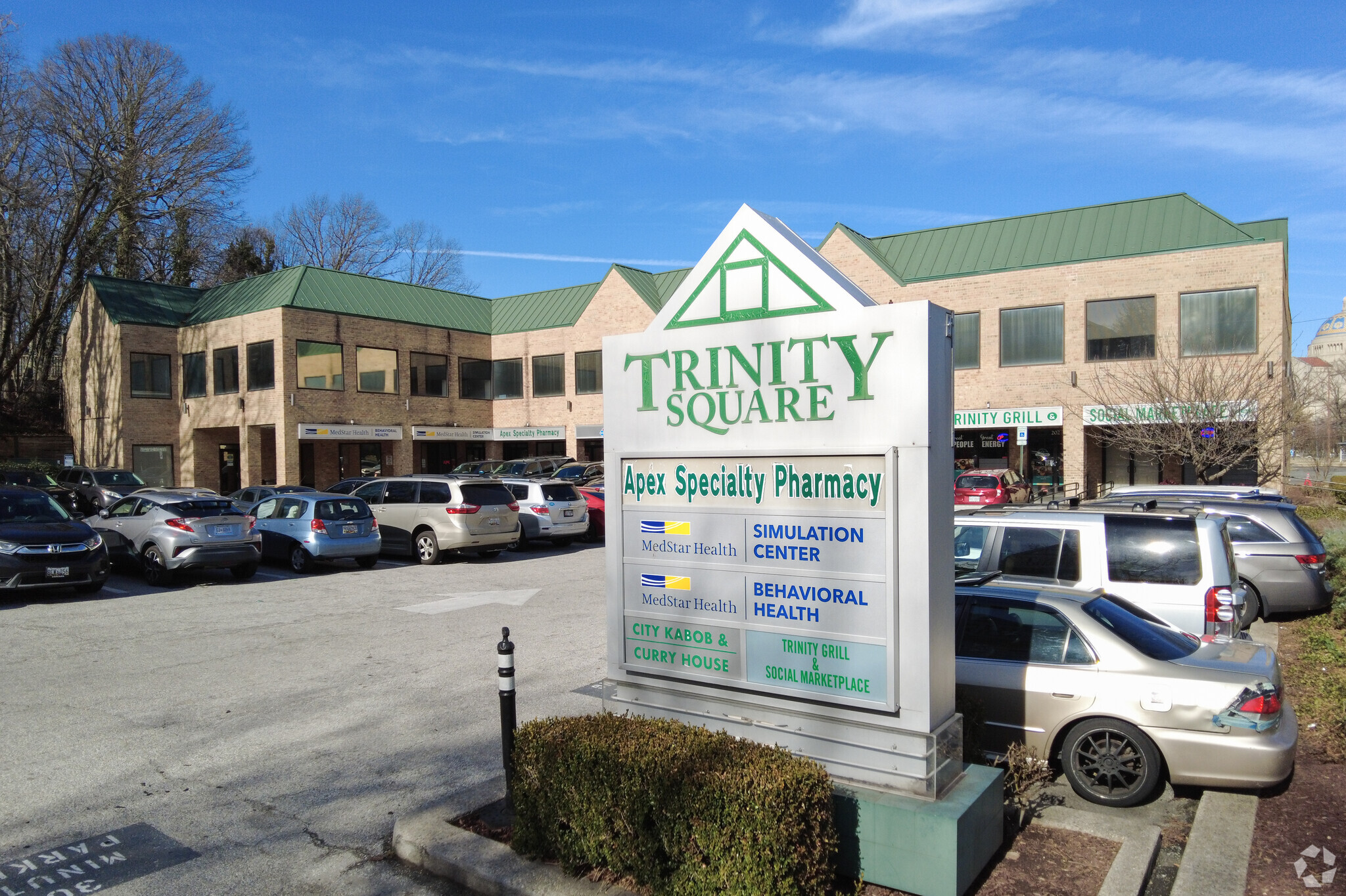Trinity Square in Edgewood features several health offices and dining options.