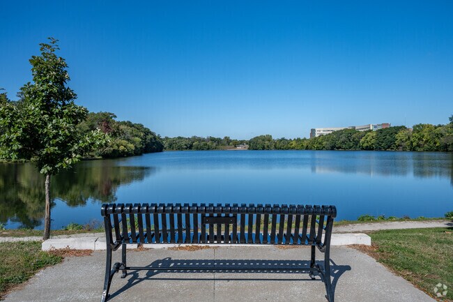 Enjoy a view of Halfmoon Lake at Carson Park.