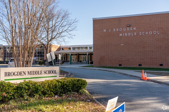 Brogden Middle School serves nearly 700 students in the Raleigh, NC area.
