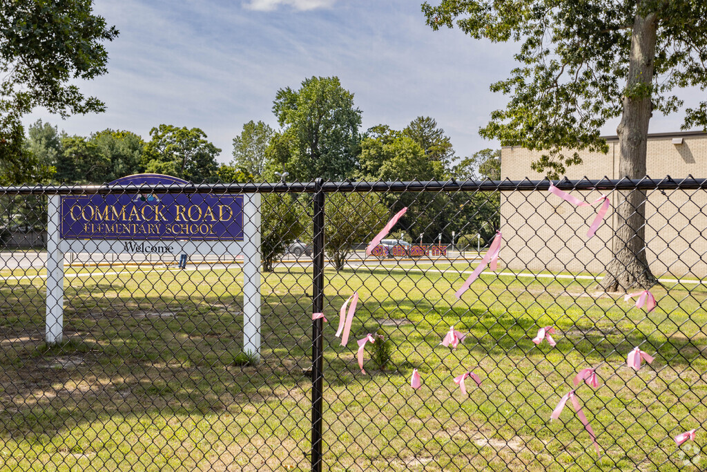 The Commack Road Elementary School in Islip, NY is a highly rated public school.