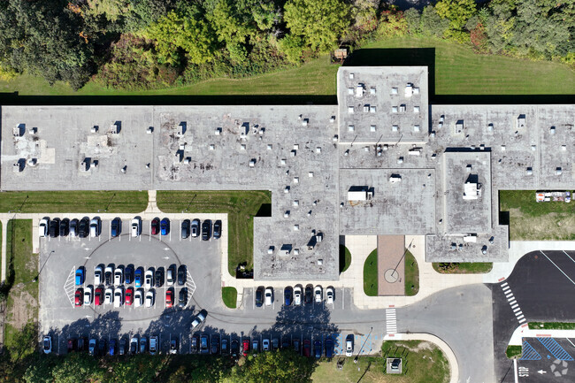 A top down view of Raphael J Mcnulty Academy.