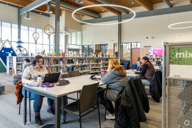 The Hillyard library is located within the Hillyard neighborhood.
