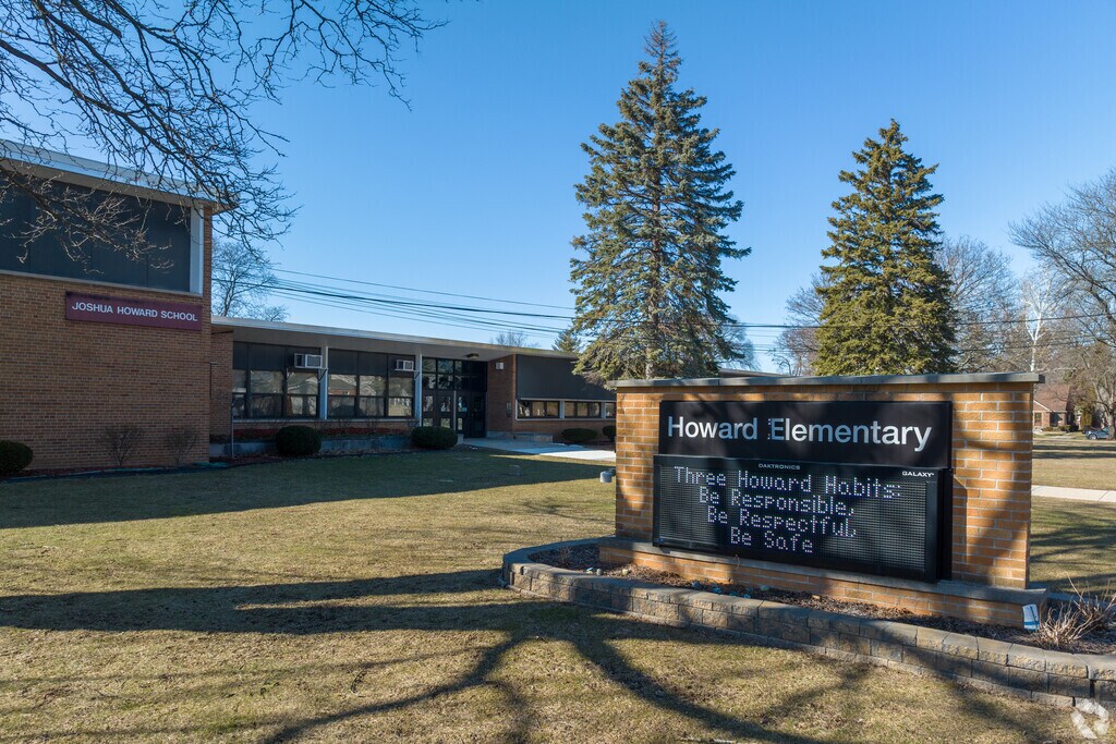 Howard Elementary School Sign and Entrance