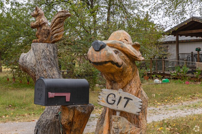 Create fun and unique mailbox structures in Spring Meadows.