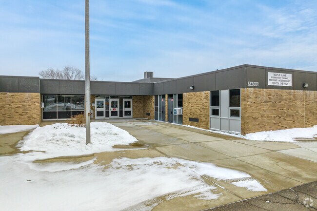 Maple Lane School front entrance.