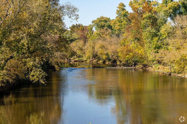 Brandywine reek runs through West Chester and connects with the Christina River in Delaware.