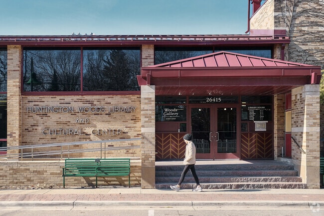 Spend some time browsing through the books at the Huntington Woods Library and Cultural Center.