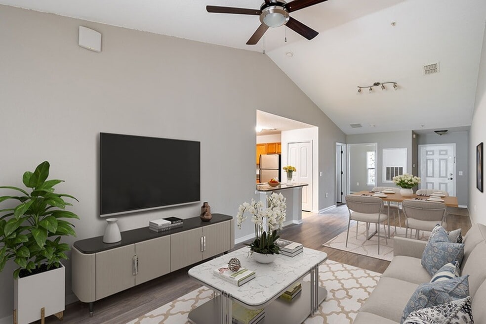 Bright and open living room at Reserve at Brookhaven