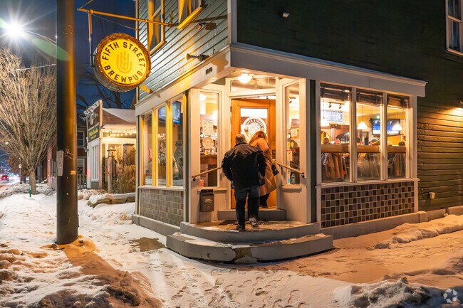 The Fifth Street Brewpub in Historic Inner East is the perfect place to meet with friends and enjoy a local brew.