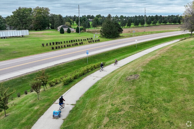 Great River Ridge State Trail stretches for six miles along route 42 in Plainview.