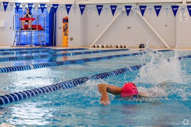 The Random Woods neighborhood is conveniently located near the Greensboro Aquatic Center.