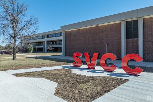 Sauk Valley Community College rests halfway between Dixon and nearby Sterling.