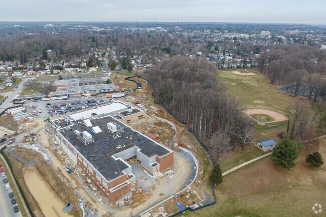 Bedford Elementary in Lochearn is being renovated as of December 2023.