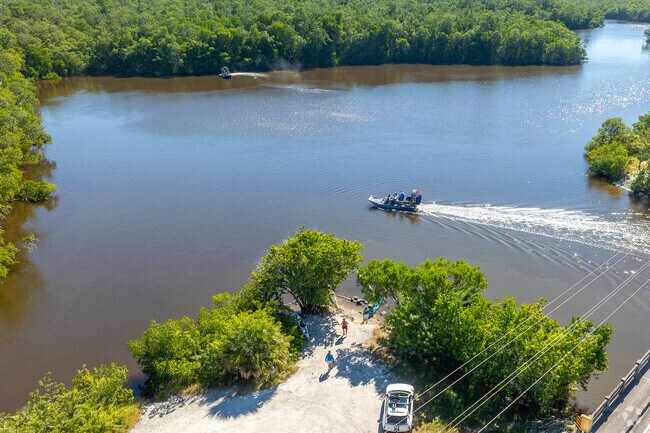 Captain Jack’s Airboat Tours offers wildlife viewing near Everglades National Park.