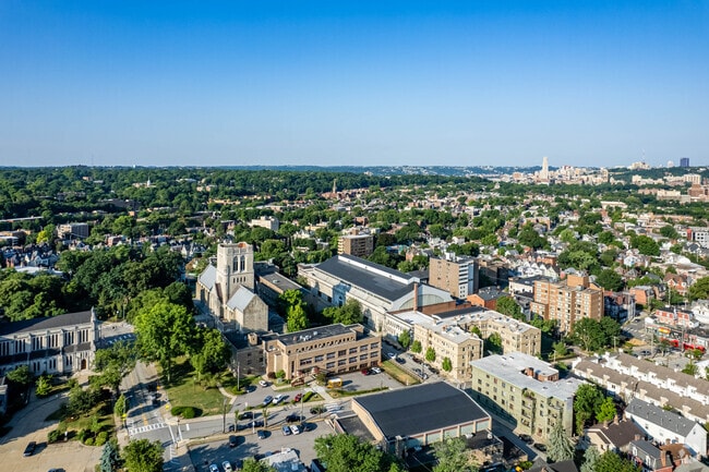 DePaul School for Hearing and Speech overview of the city of Pittsburgh.