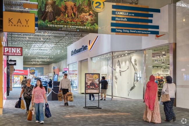 Arizona Mills is an indoor mall with over 150 retailers and Arizona's largest IMAX theater.