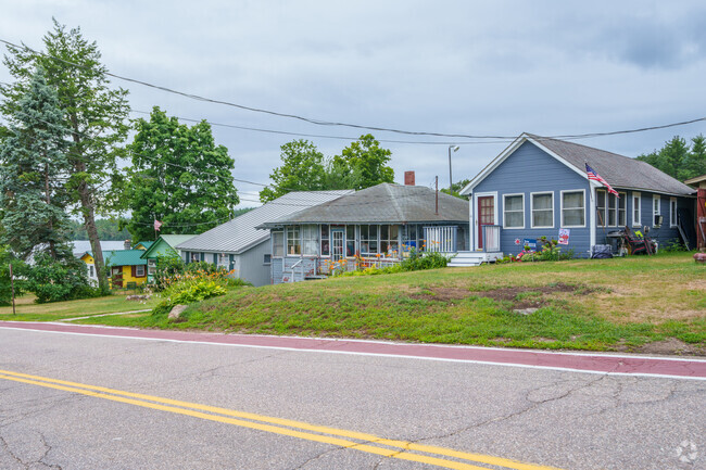 Many residents of Center Harbor experience lakeside living in various home styles.