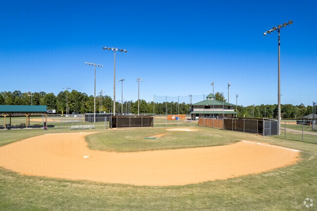 Pate Park hosts baseball tournaments for young and old athletes from surrounding counties.