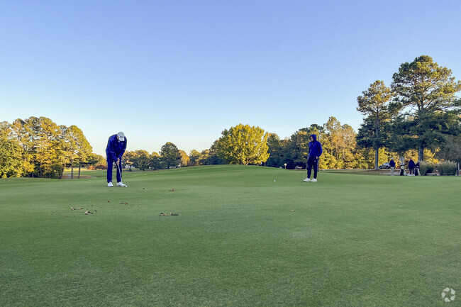 Locals can enjoy a great day outside at the local Meadow Country Club golf course.