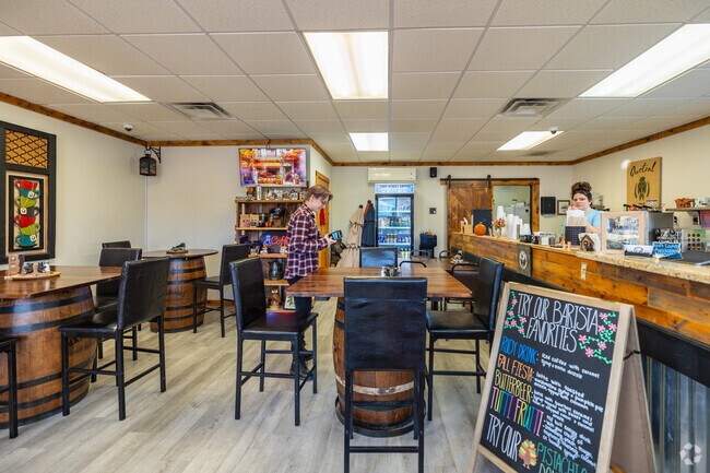 Troy Street Coffee Company in Plains, PA serves up delicious donuts and coffee.