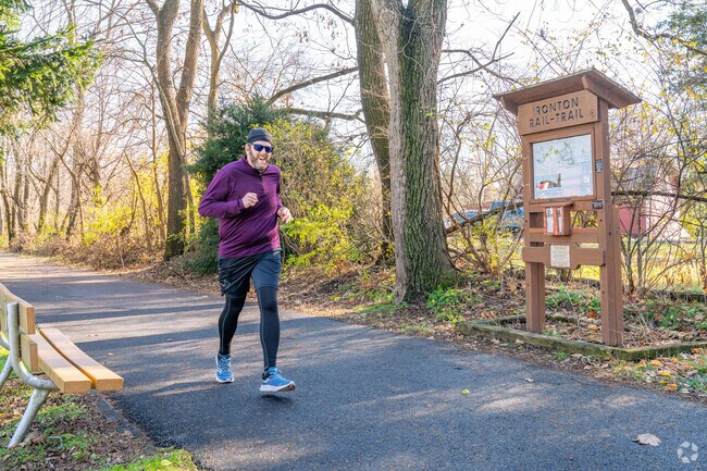 The Ironton Rail Trail provides 9 miles of beautiful trails to nearby neighborhoods.