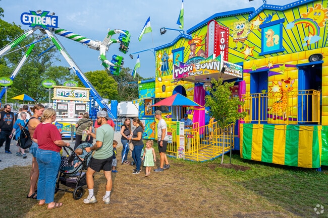 Edgelea residents can walk across the street to the county fair.