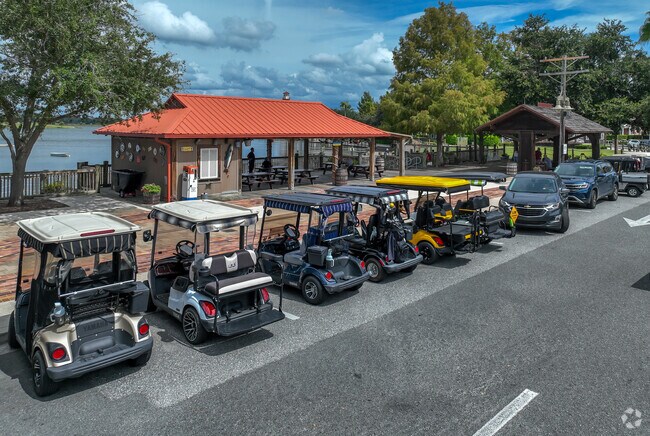 Golf carts are the preferred means of transportation in Village of Sabal Chase.