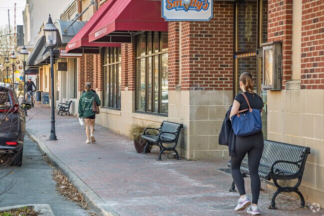 Downtown Elon is lined with locally owned businesses, restaurants and boutiques.
