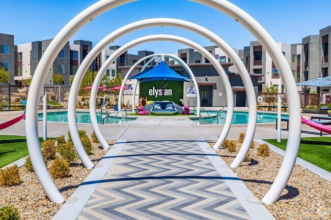 Resort-style pool, spa, and recreation decks