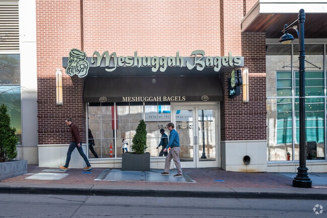 Meshuggah Bagels is in the Power & Light District for a quick breakfast.