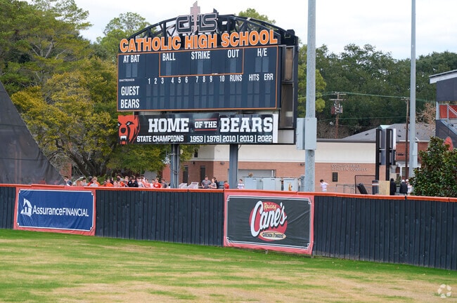 Sports are a big part of the tradition of the Catholic High School Bears in Baton Rouge.