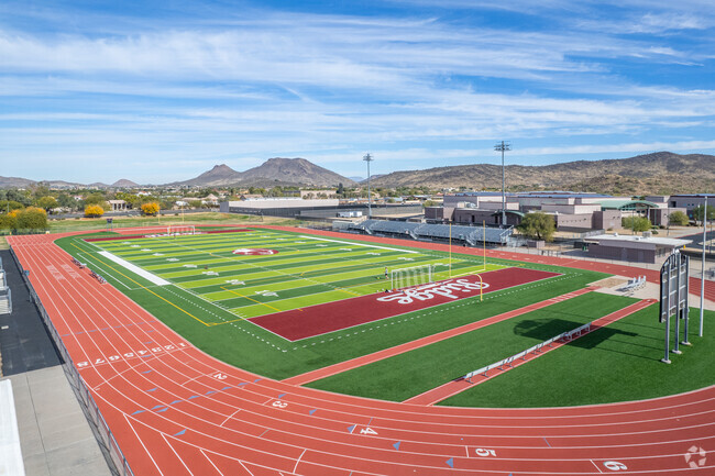 Play some football at Mountain Ridge High School in Glendale.