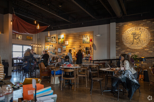 The Stray on Division Ave is a local Mapleview favorite for coffee and live music.