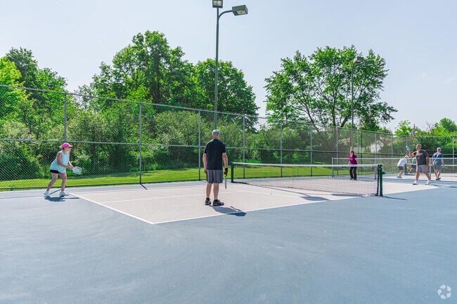 Play a round of Pickleball at Meijer Park, in nearby Seven Hills.